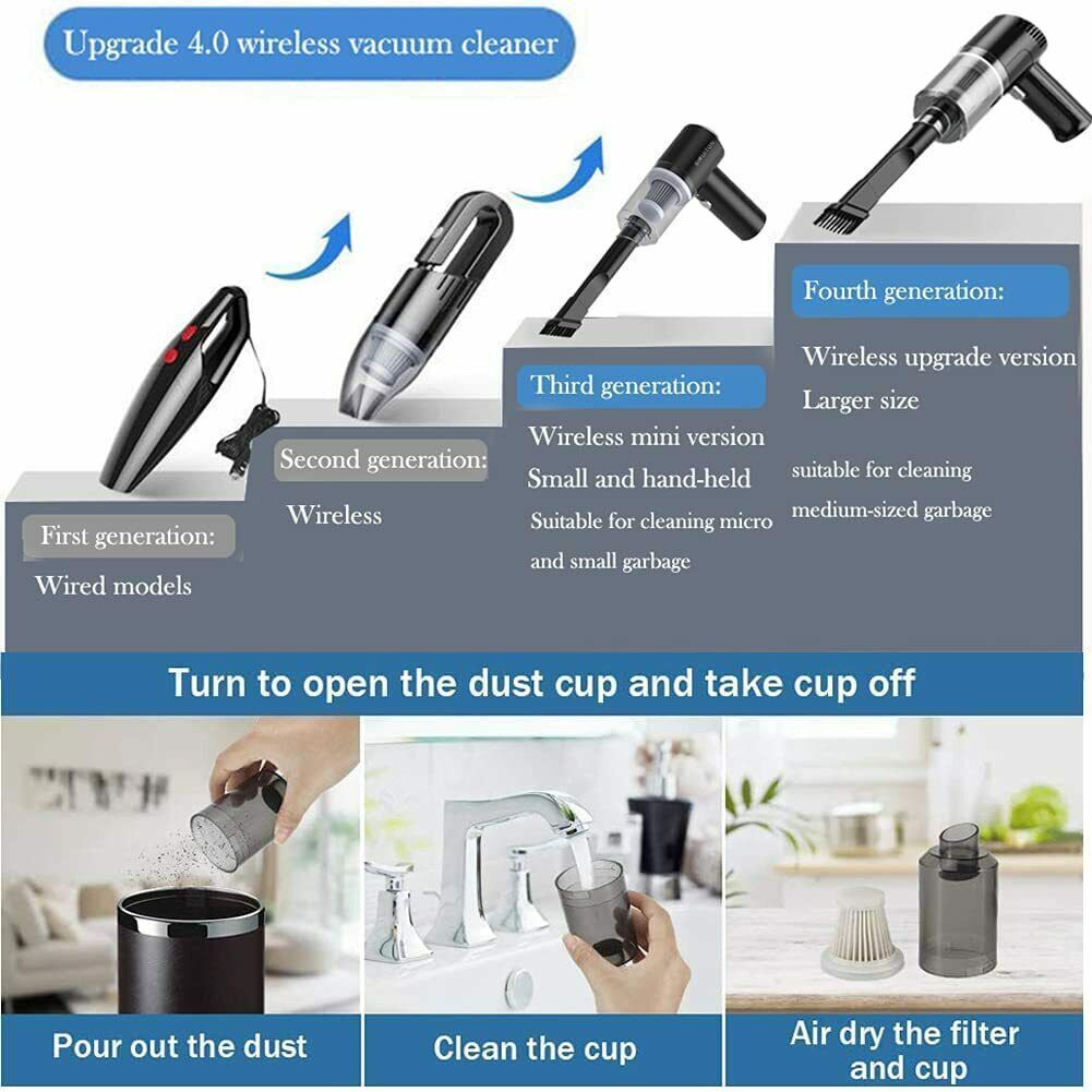 CORDLESS PORTABLE VACUUM CLEANER