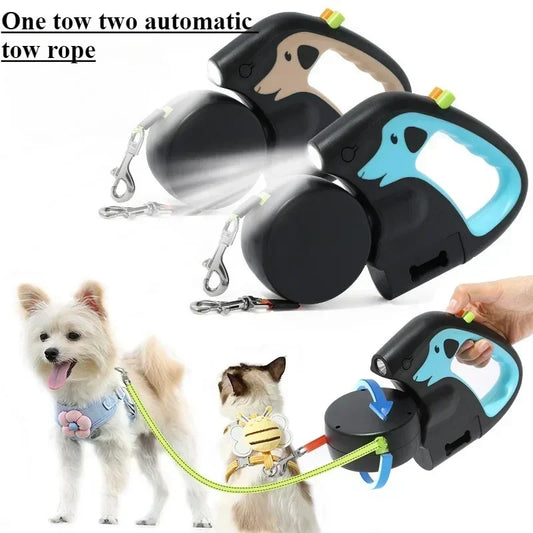 DOUBLE DOG LEASH! 🐶🐶