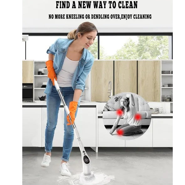 CORDLESS ELECTRIC SPIN SCRUBBER