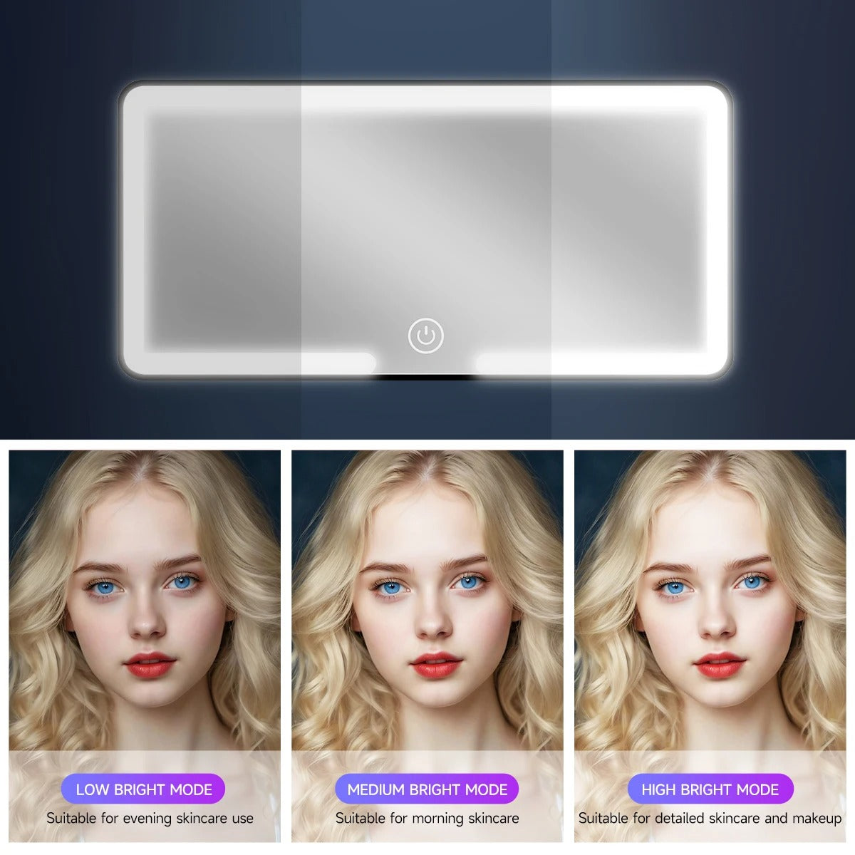 CAR LED HD MAKEUP MIRROR